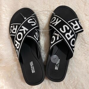 MICHAEL Michael Kors Sparrow Slide Sandals Size 7